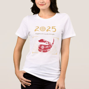 Chinese New Year Snake Tri-Blend Shirt