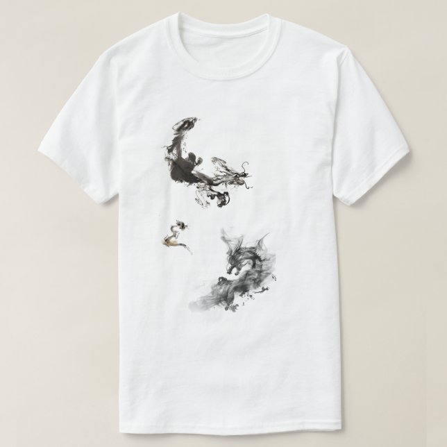 Chinese New Year T-shirt – Lunar Festival & Lucky  (Design Front)
