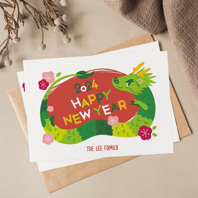 Chinese New Year - Year Of Dragon 2024 Holiday Card (Creator Uploaded)