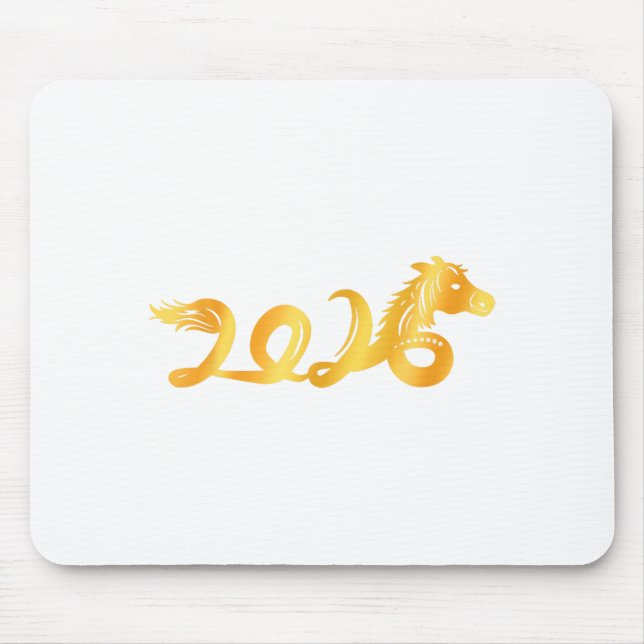 Chinese New Year, Year Of The Horse Family Reunion Mouse Pad (Front)