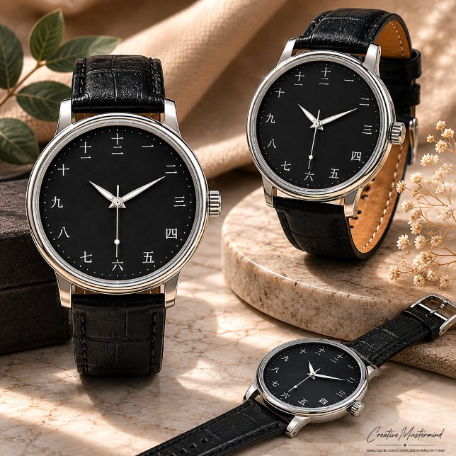 Chinese Numeral Character (White font) Watch (Creator Uploaded)
