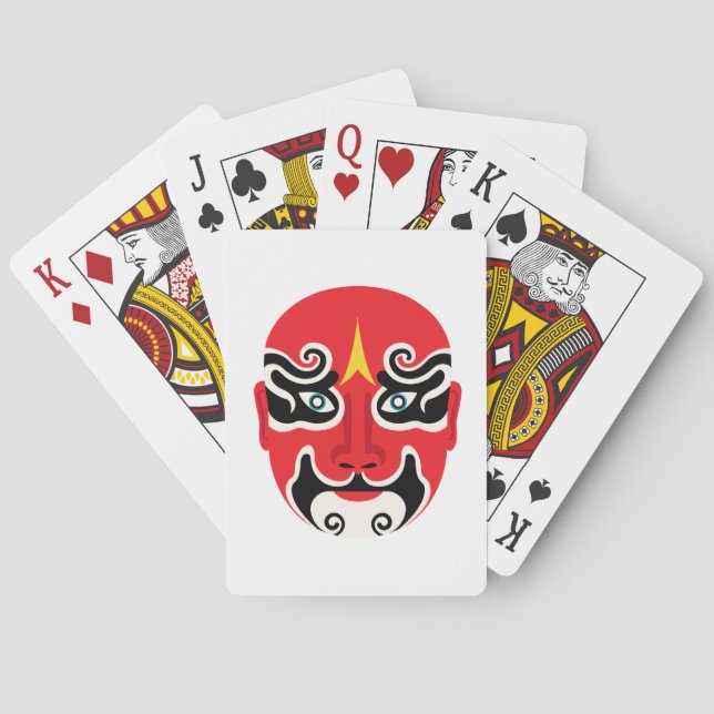 Chinese Opera Mask Playing Cards (Back)