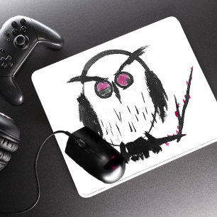 Chinese Owl Mouse Pad