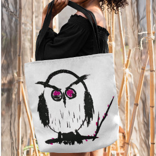 Chinese Owl - Tote Bags