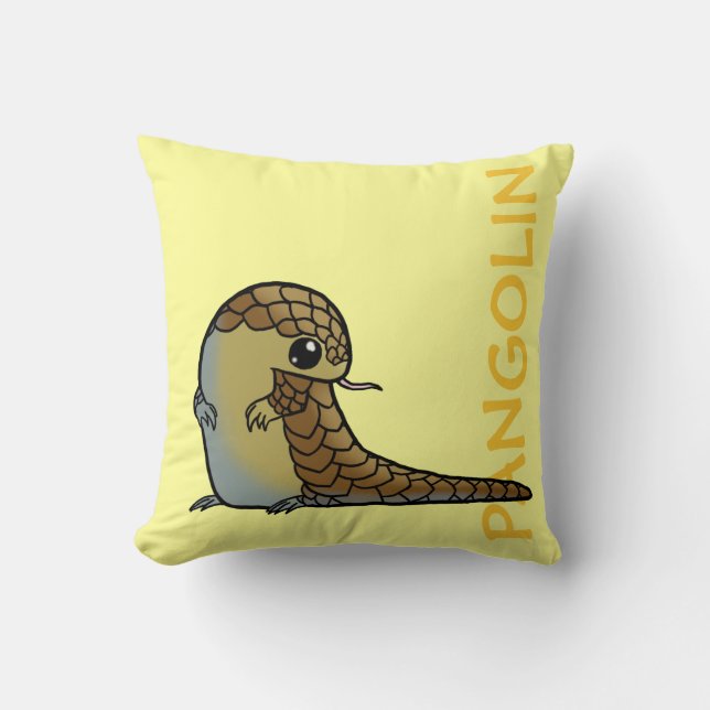 Chinese Pangolin Pillow (Front)