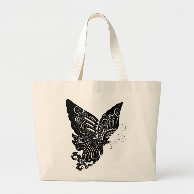 Chinese Paper-Cut Butterfly Design - Bag (Front)