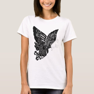 Chinese Paper-Cut Butterfly Design - Shirt