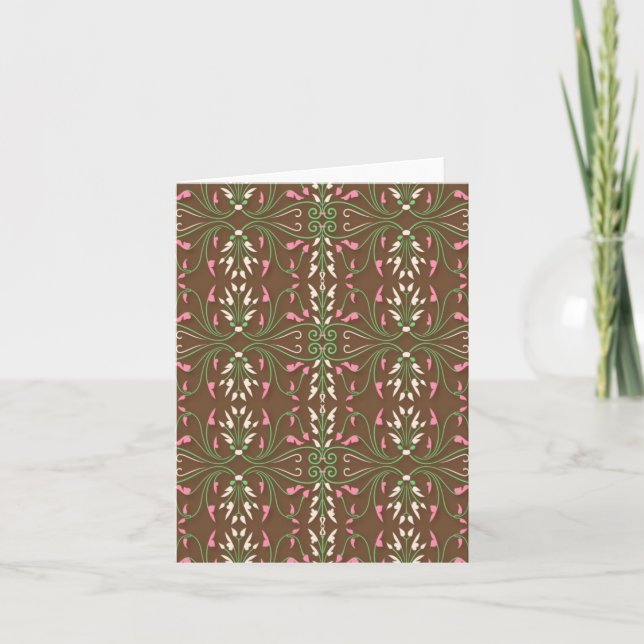 Chinese Pattern Note cards and Envelopes (Front)