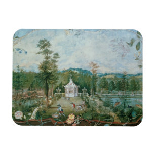 Chinese Pavilion in an English Garden, 18th centur Magnet