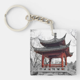 Chinese Pavilion Key Ring