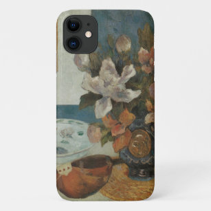 Chinese Peonies and Mandolin by Paul Gauguin Case-Mate iPhone Case