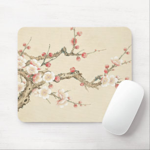 Chinese Plum Blossom Mouse Pad, Traditional Gongbi Pad