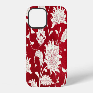 Chinese porcelain imitation: floral painting iPhone 12 case