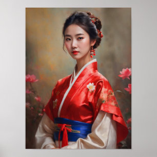 Chinese Princess Portrait Poster