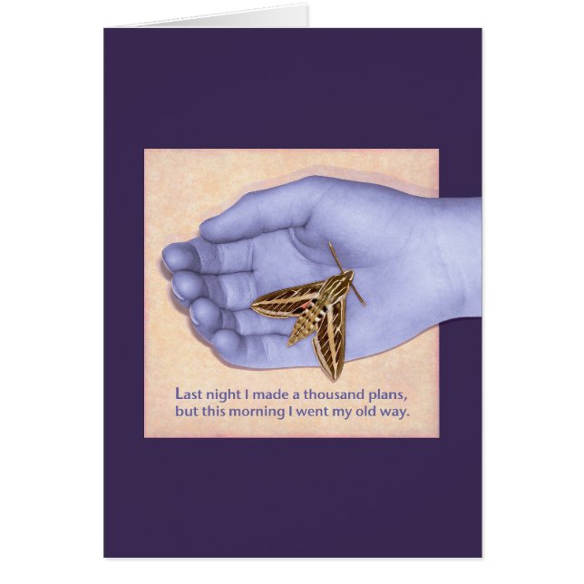 Chinese Proverb card (Front)