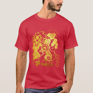 Chinese Rat Year 2020 Grape Men T-shirt