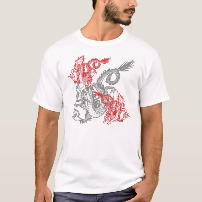Chinese Red Dragon T-Shirt (Front)