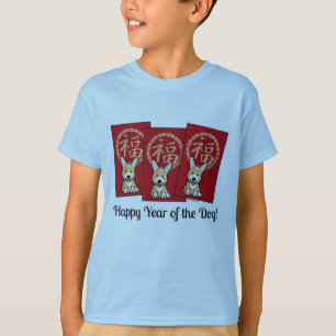 Chinese Red Envelope Lucky Corgi Year of the Dog T-Shirt