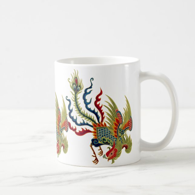 Chinese Rooster Art Design Mug (Right)