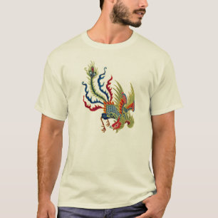 Chinese Rooster Art Design T-Shirt