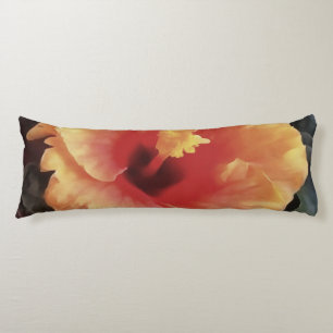 Chinese Rose Flower Artistic Floral Bloom Body Cushion