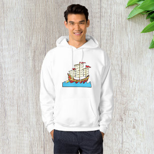 Chinese Sailing Ship Mens Hoodie