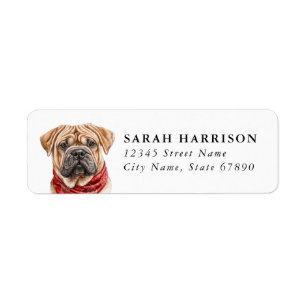 Chinese Shar Pei Address Labels