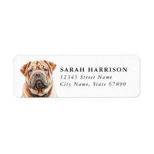 Chinese Shar Pei Address Labels
