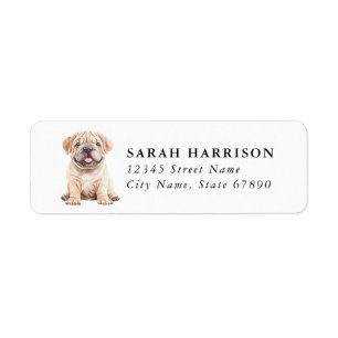 Chinese Shar Pei Address Labels