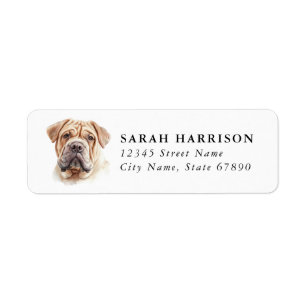 Chinese Shar Pei Address Labels