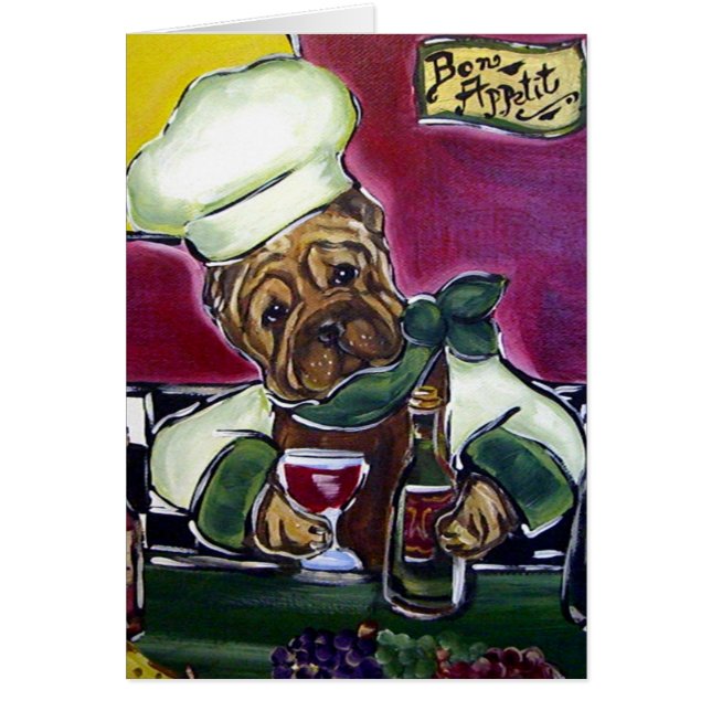 Chinese Shar-Pei Chef (Front)