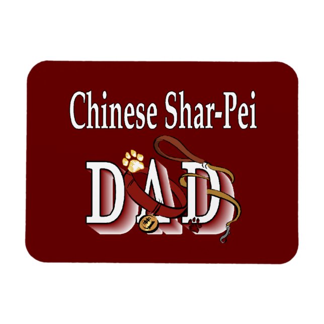 Chinese Shar-Pei DAD Magnet (Horizontal)