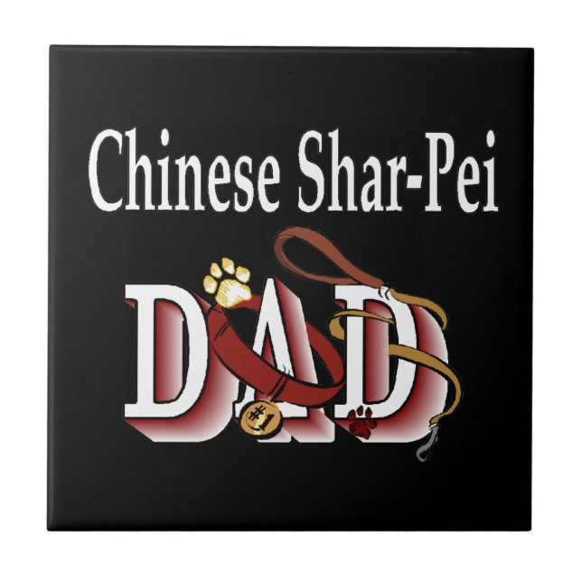 Chinese Shar-Pei DAD Tile (Front)
