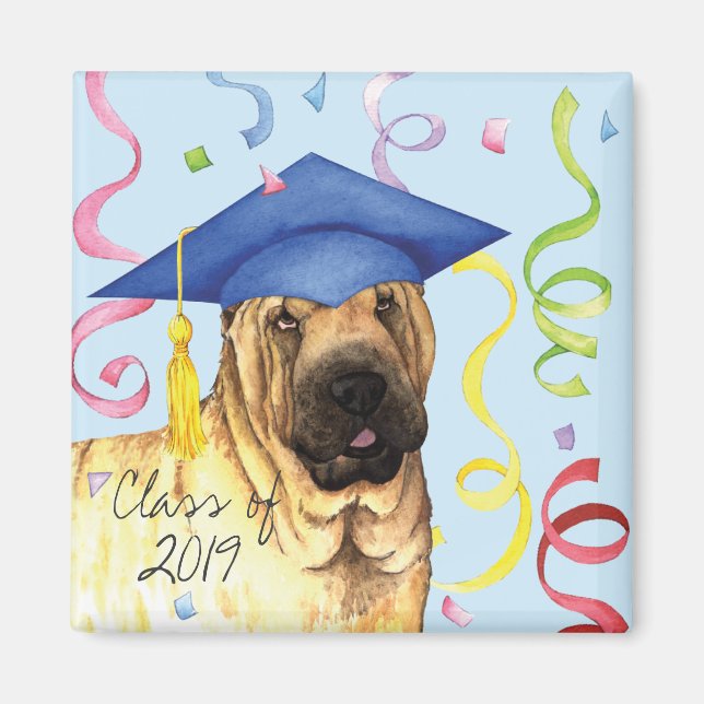 Chinese Shar-Pei Graduate Magnet (Front)