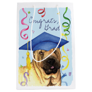 Chinese Shar-Pei Graduate Medium Gift Bag