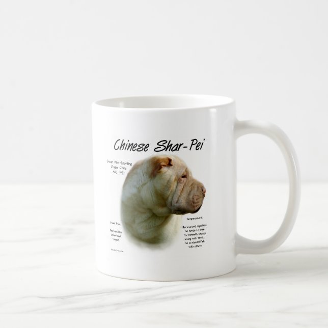 Chinese Shar Pei History; chinese shar-pei Coffee Mug (Right)