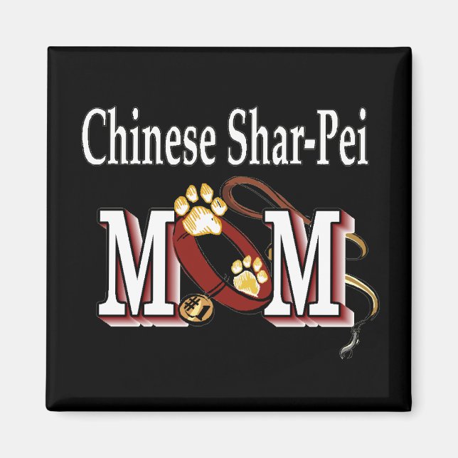 chinese shar-pei mum Magnet (Front)