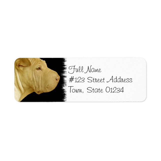 Chinese Shar-Pei Return Address Label (Front)