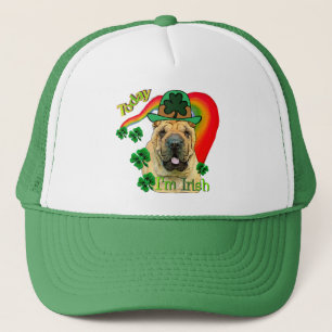 Chinese Shar-Pei St. Patrick's Day Trucker Hat
