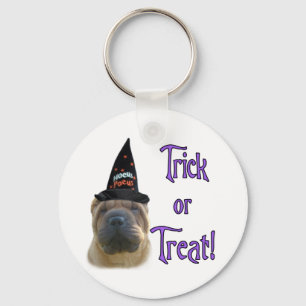 Chinese Shar-Pei Trick Key Ring