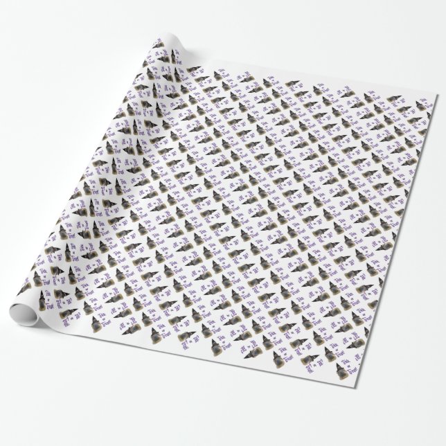 Chinese Shar-Pei Trick Wrapping Paper (Unrolled)