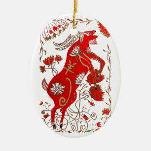 Chinese Sheep Astrology Ornament