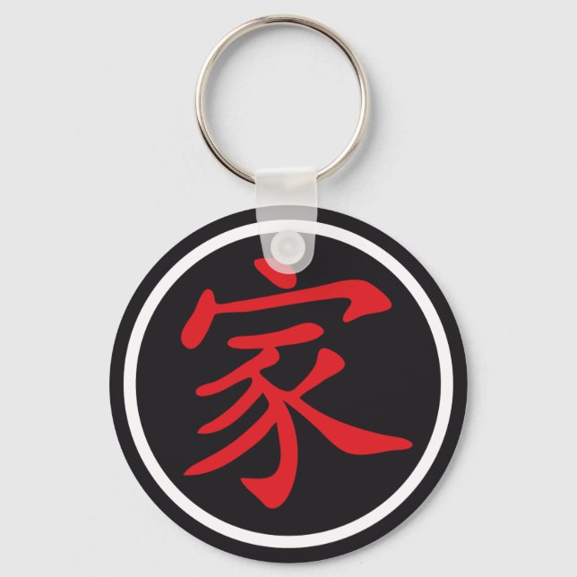 Chinese sign family key ring (Front)