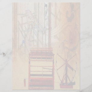Chinese Spinning Wheel Letterhead