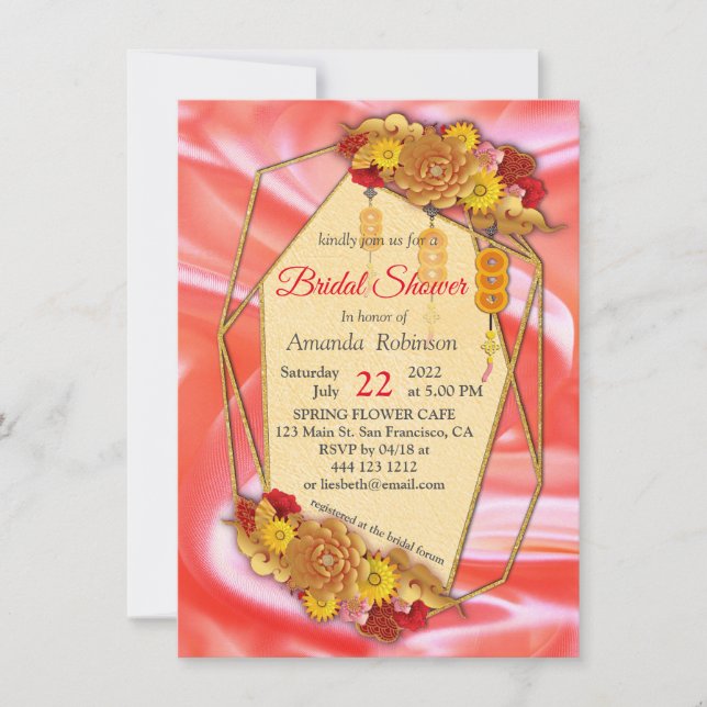 Chinese Spring Festival Invitation (Front)