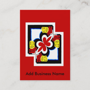 Chinese Style Abstract, Add Business Name Card
