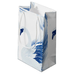 Chinese swan wings pattern Gift Bag