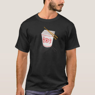 Chinese Take Out Food Box With ChopSticks  T-Shirt