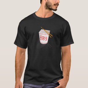 Chinese Take Out Food Box With ChopSticks T-Shirt