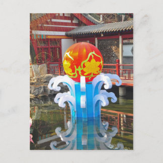 Chinese Temple in China Postcard